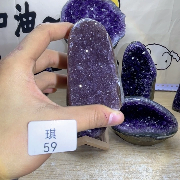 未镶嵌珠宝半成品紫晶