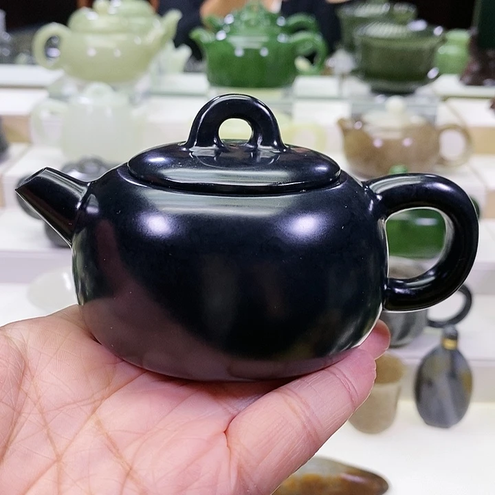 未镶嵌和田玉挂件茶壶170ml