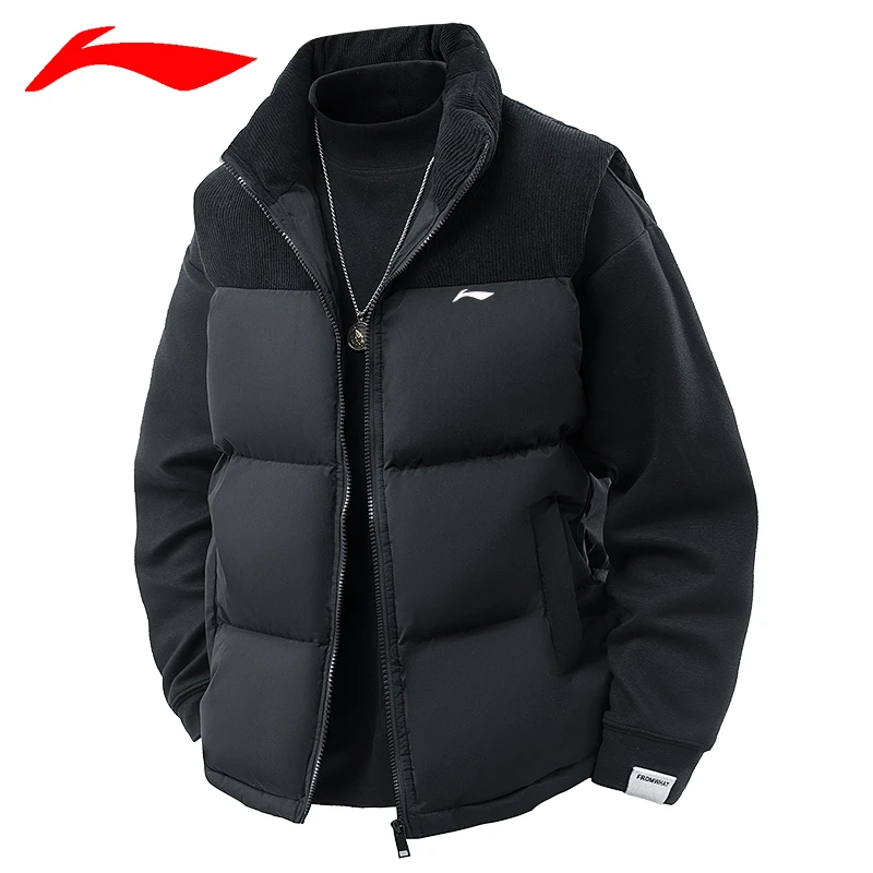 李LN宁反季特卖秋冬季男士加厚保暖棉马甲修身潮流时尚马甲男