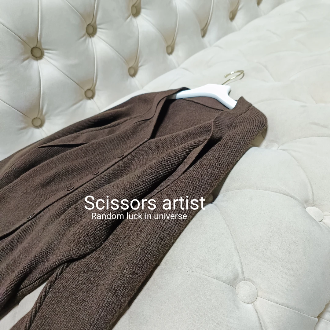 【Scissors artist】高端设计师走秀女装毛衣4746