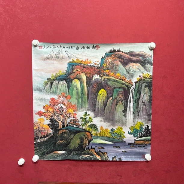 装饰画山水画作品