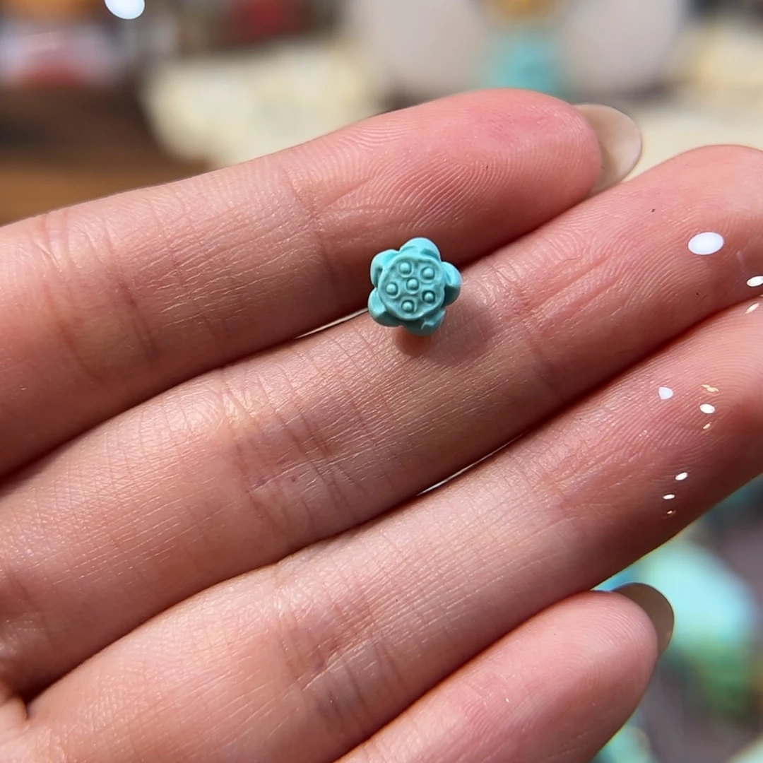 【闪购商品】未镶嵌绿松石花卡子