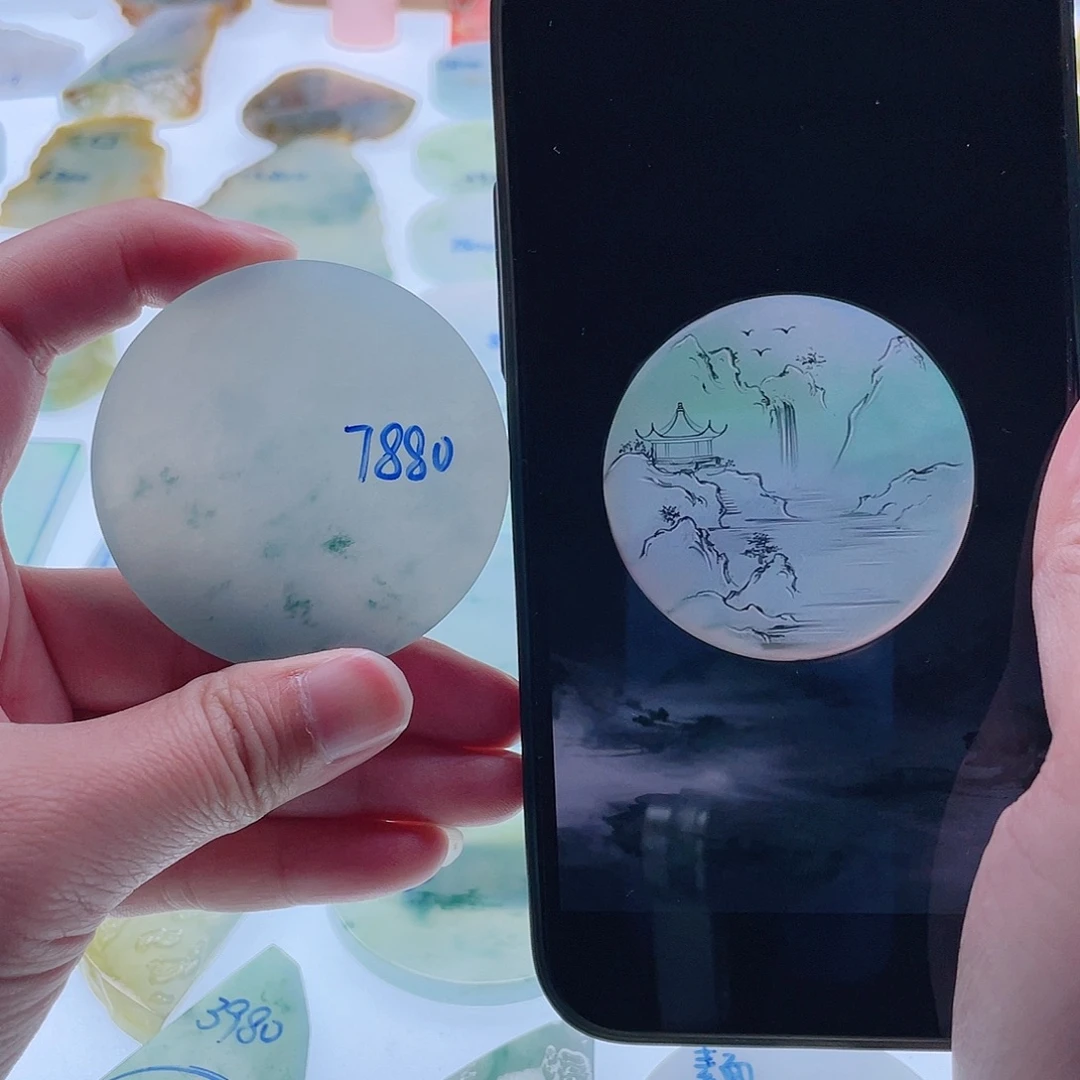 定制翡翠未镶嵌天然翡翠包工