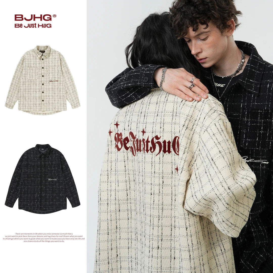 【金拐子专属】BJHG不计后果小香风长袖外套男秋潮牌休闲夹克CS085