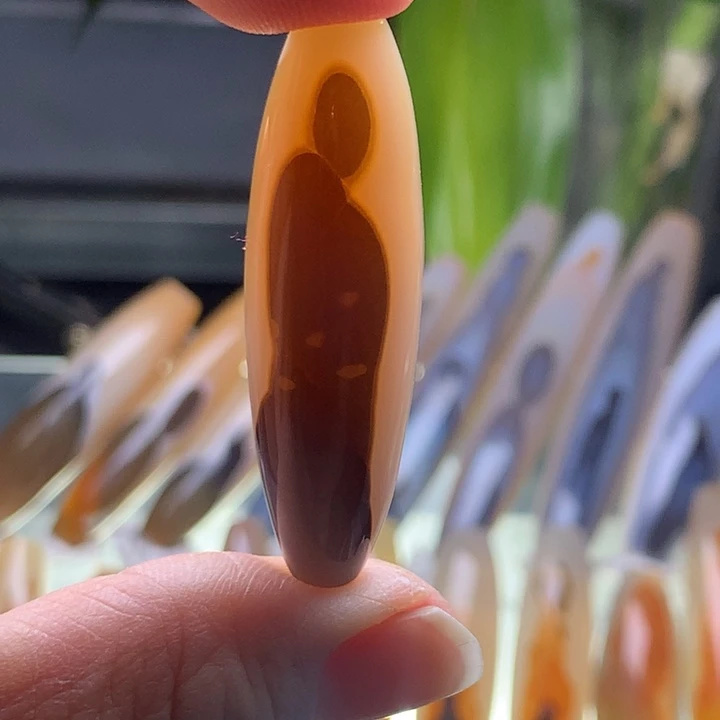 未镶嵌玛瑙/玉髓珠宝半成品12