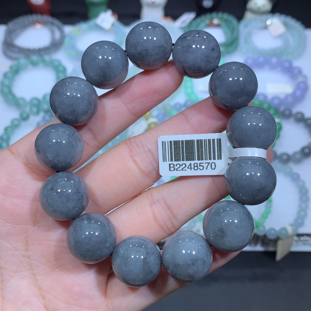 未镶嵌手串翡翠天然
