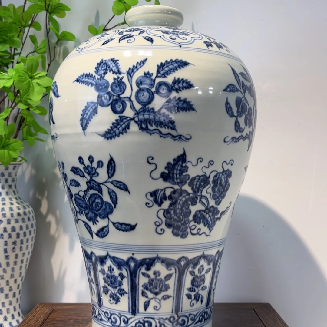 三***哥摆件瓷器工艺品摆件青花