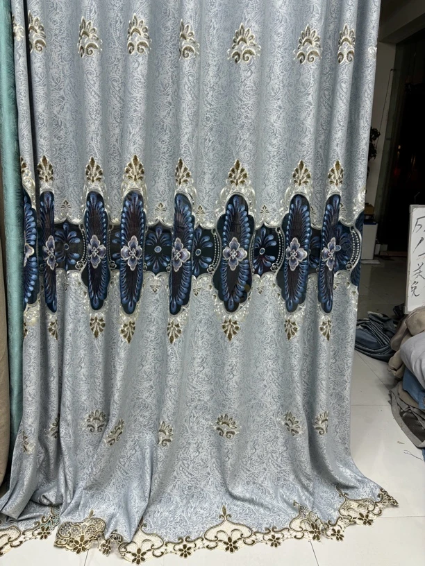 2.9米宽单片成品窗帘， 高2.7，适用1.9以下杆，遮光60%