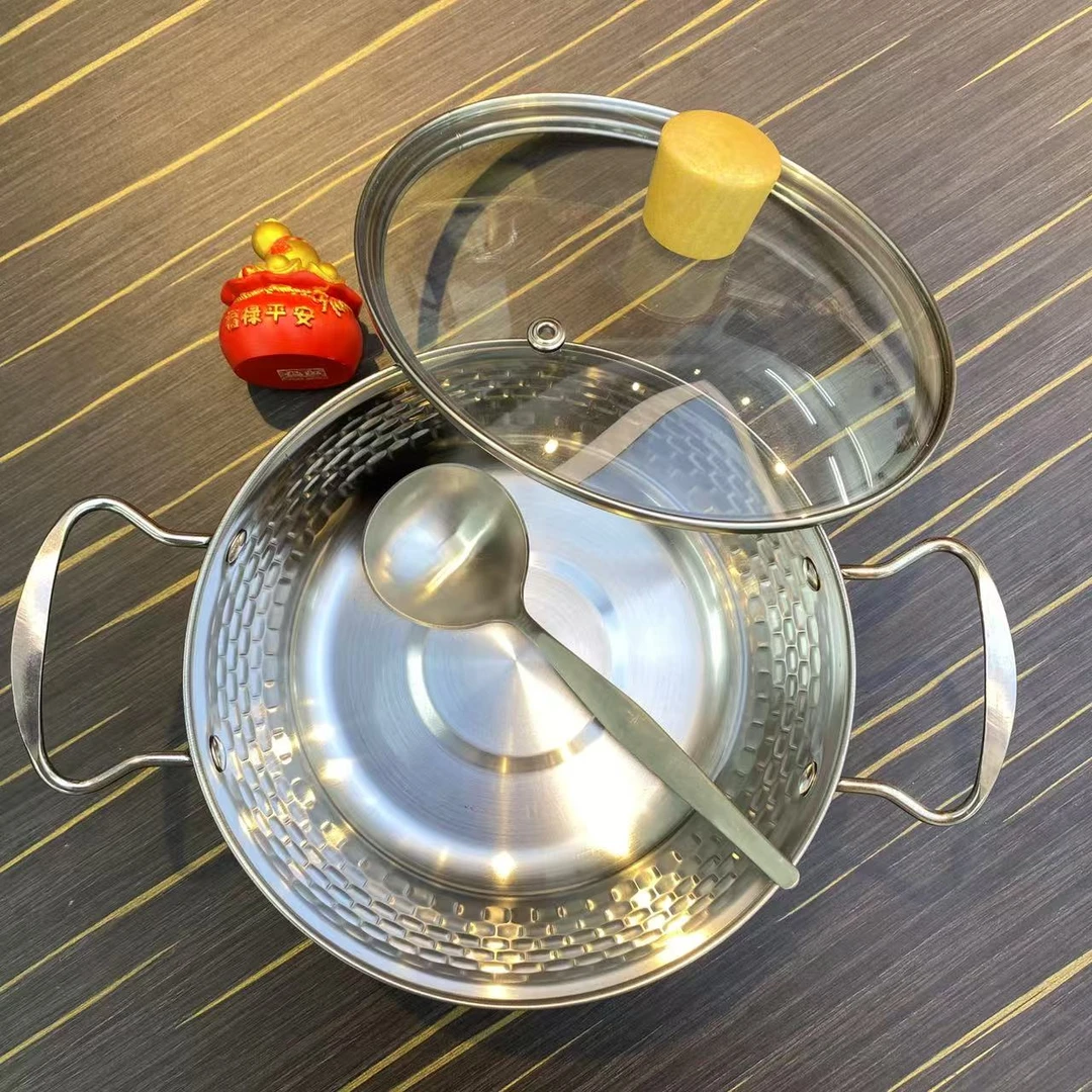 双耳雪平锅带盖配一只定制勺家用厨房必备轻奢现代高级【汤家限定】