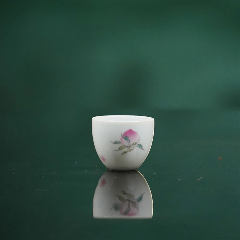 YYSF8005[学茶严选]喜桃蛋壳杯茶杯茶器