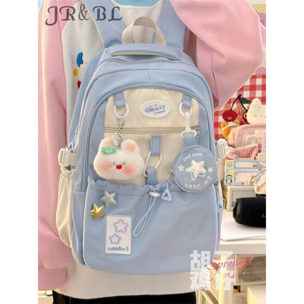 JR BL双肩包高颜值初中可爱女生少女高中学生书包背包韩版大容量