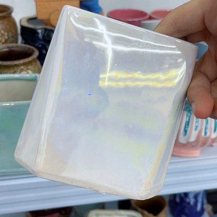 多肉绿植陶瓷花瓶9.9包邮，有孔