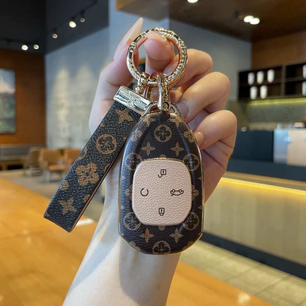 【广汽传祺1】适用钥匙套GS4 GS8影豹M8E8E9宗师车钥匙包壳扣男女