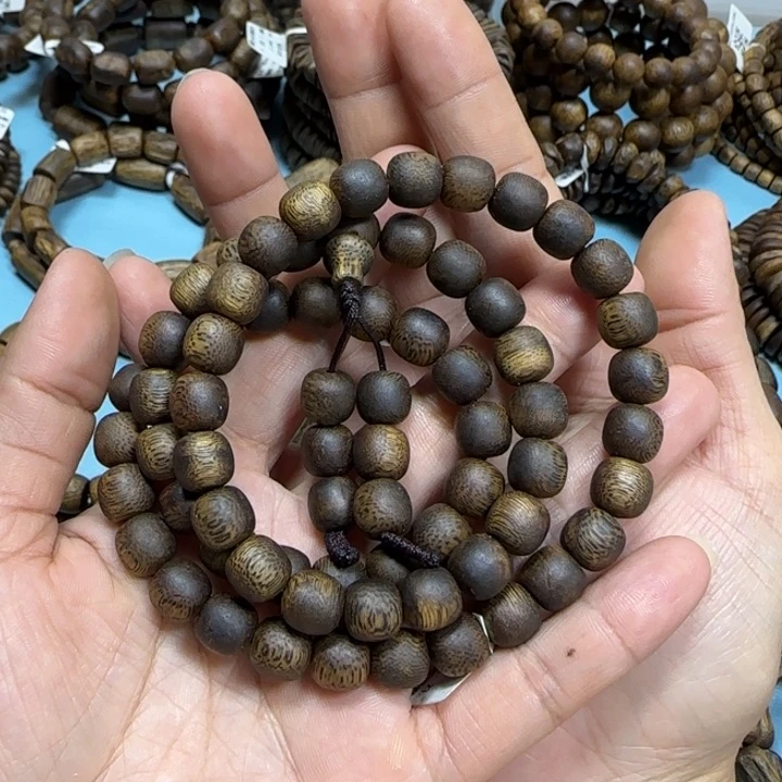 沉香手串蔚**生金沙叶多样性发货一条卡9-23克