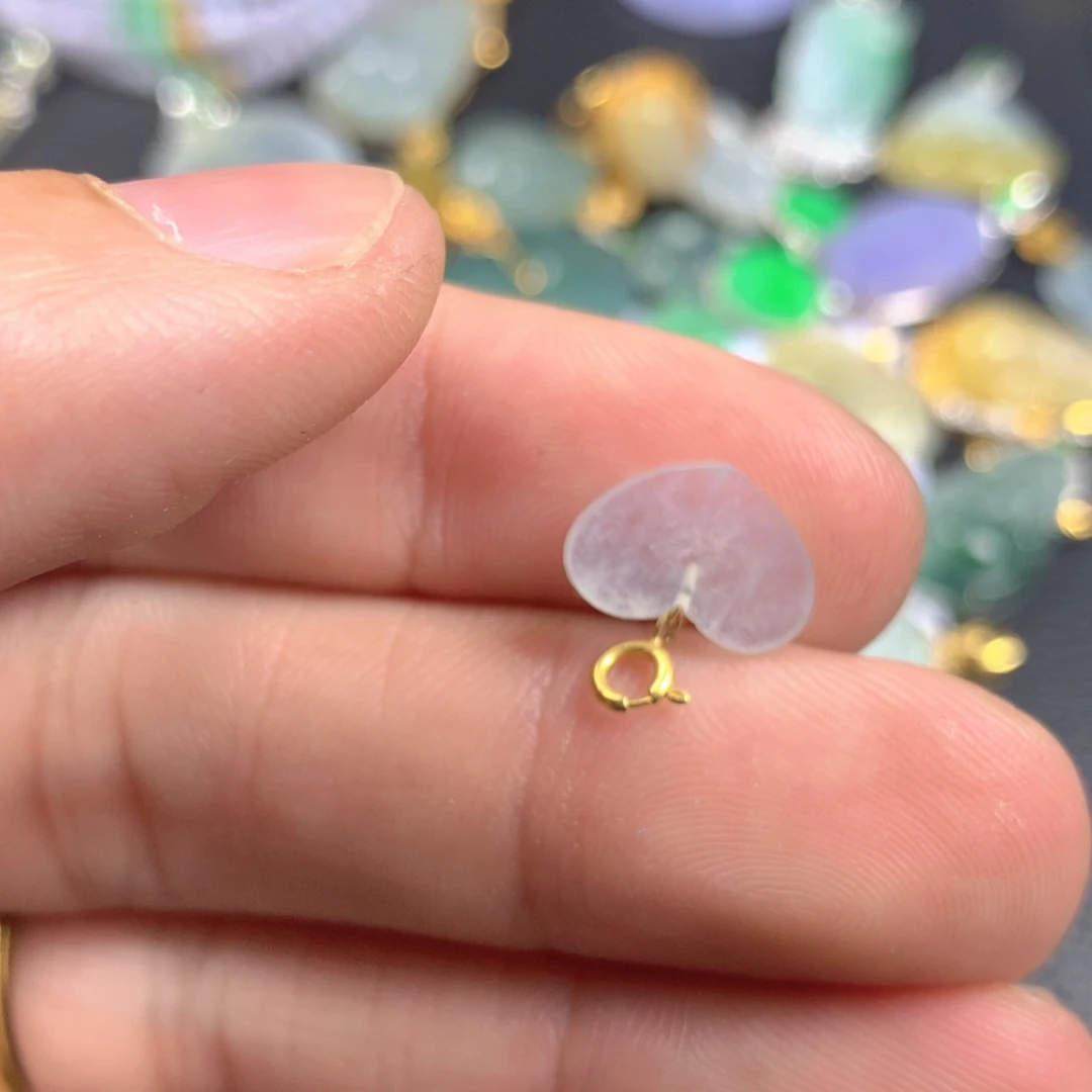 【闪购商品】翡翠颈饰18K金镶嵌翡翠