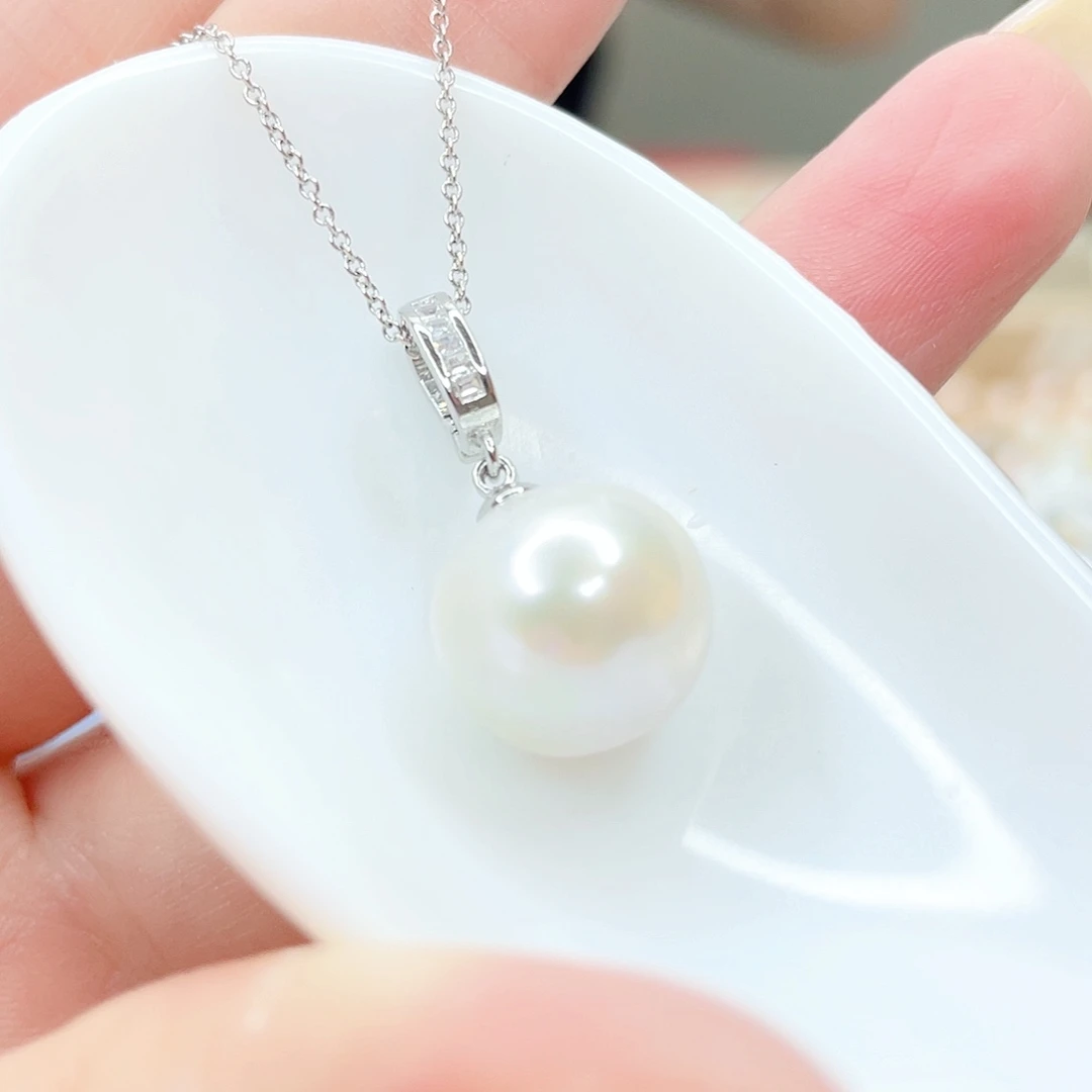 淡水珍珠未镶嵌吊坠(赠链)