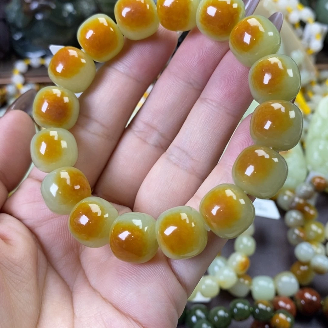 未镶嵌手串透闪石质玉࿐****