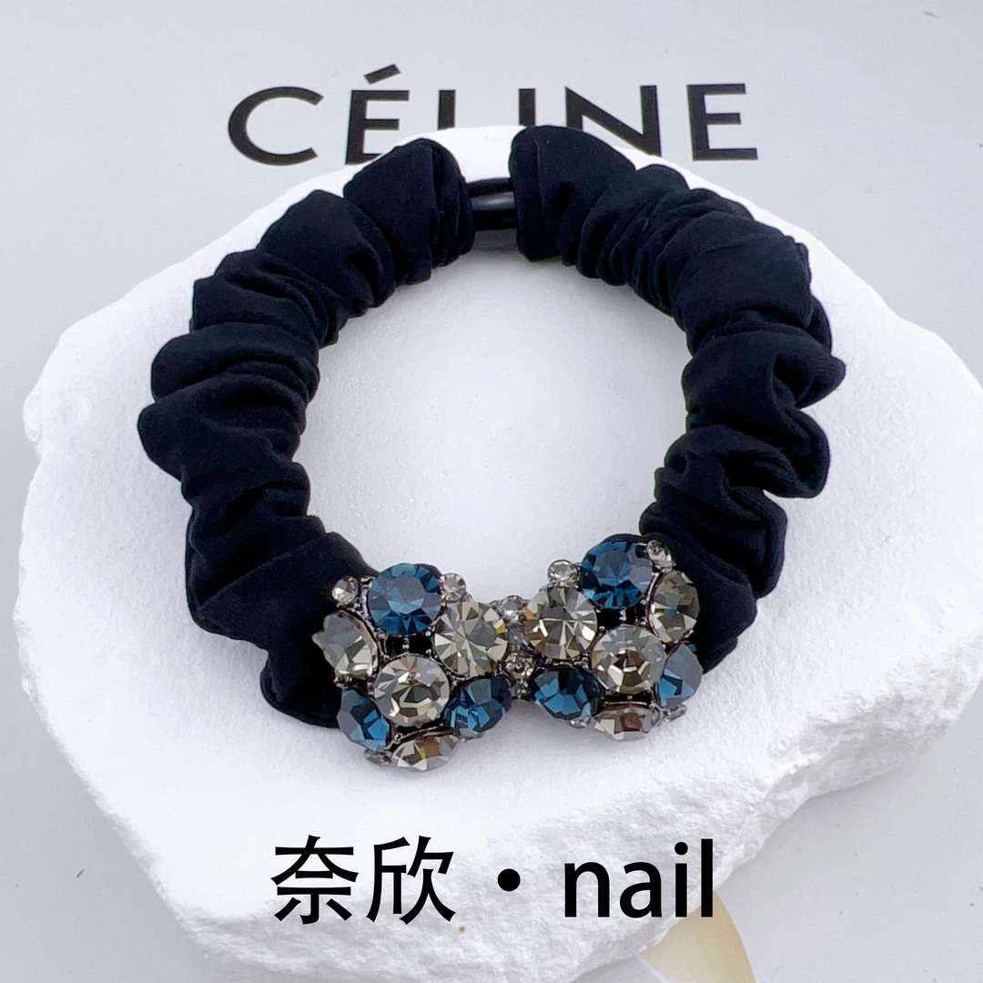 【奈欣·NAIL】设计师系列7106克莱因蓝发圈时尚百搭