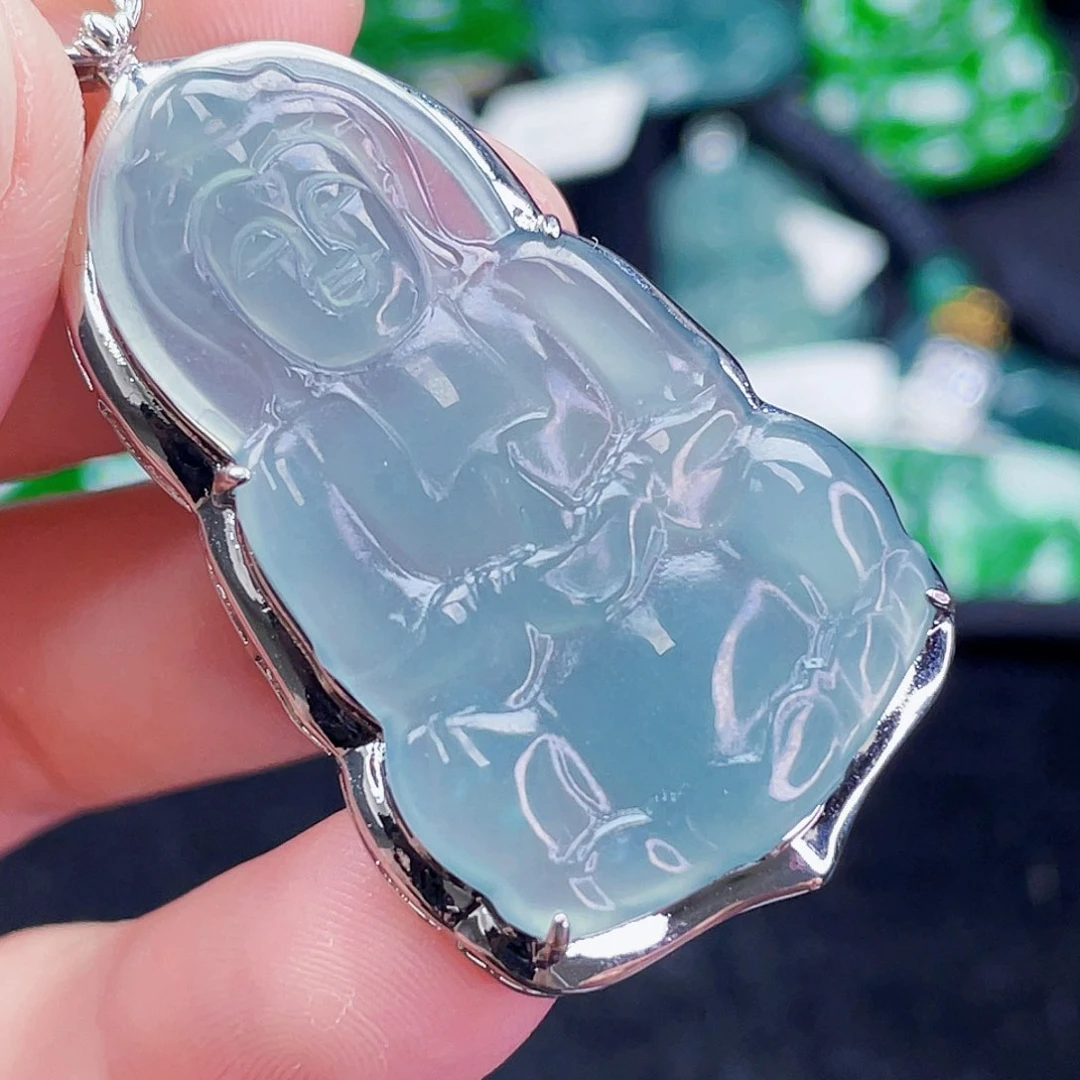 翡翠未镶嵌吊坠(不含链)122