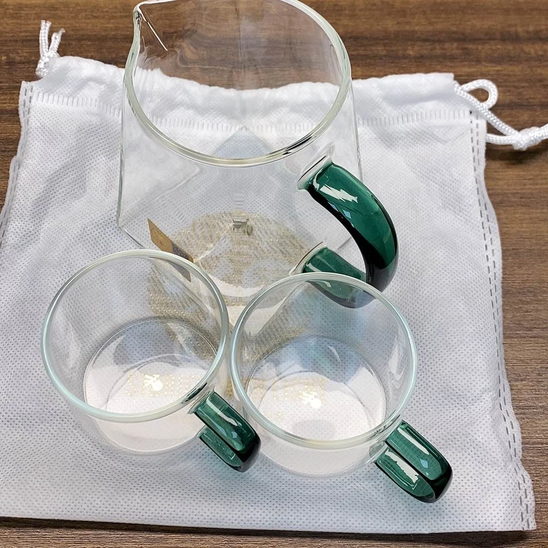 禾器/瀚然茶海/墨绿+清禾杯/墨绿