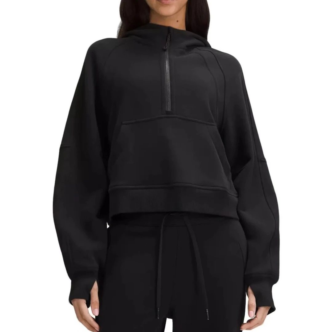 lululemon/露露乐蒙{现} Scuba Oversized H-Z 短半拉链连帽衫