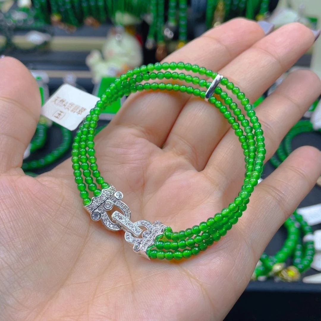 未镶嵌手链翡翠手链