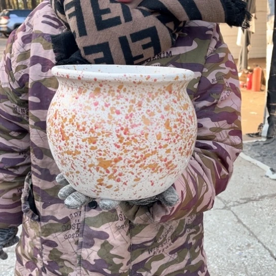 红陶口17高16瑕疵