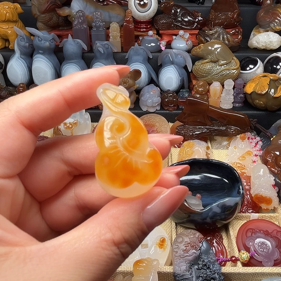 玛瑙/玉髓未镶嵌颈饰