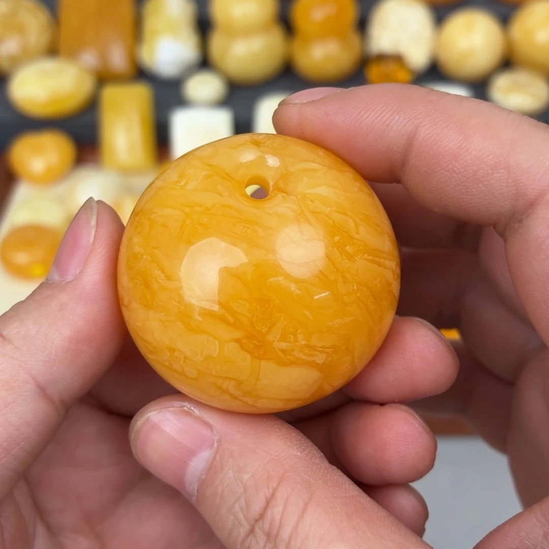 蜜蜡未镶嵌吊坠(不含链)