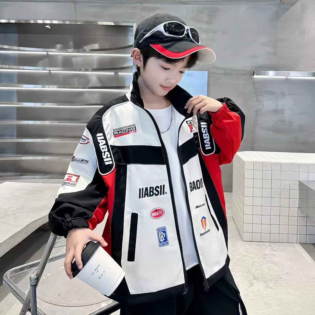 男童外套春秋款2025秋新款秋装儿童夹克潮QK0013