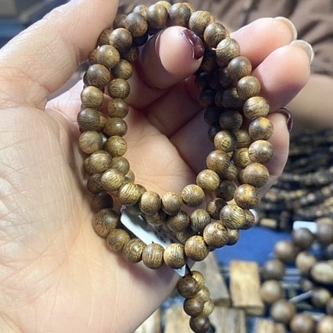 沉香手串棋楠蓝宝石长串0.6/10克+多样性发一