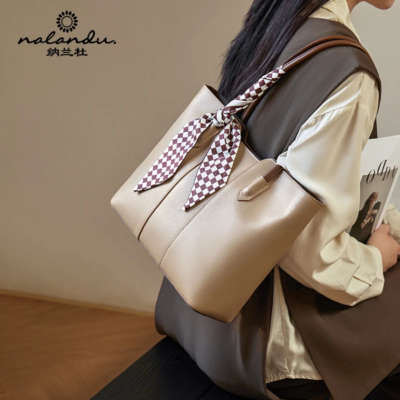 纳兰杜皮托特包女大容量2025新款百搭气质单肩包女百搭大包包0862