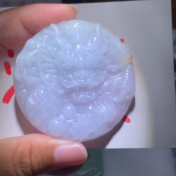 翡翠未镶嵌颈饰保真天然A货翡翠