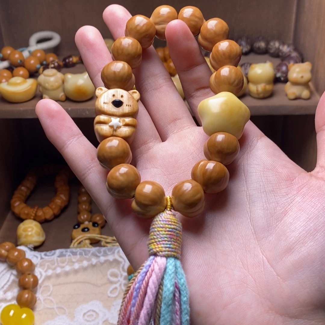 把件猴头核桃屁桃