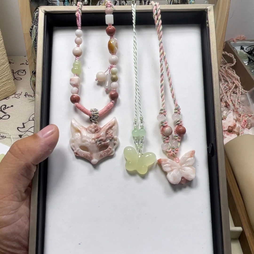 墨***墨蛇纹石玉合金手链