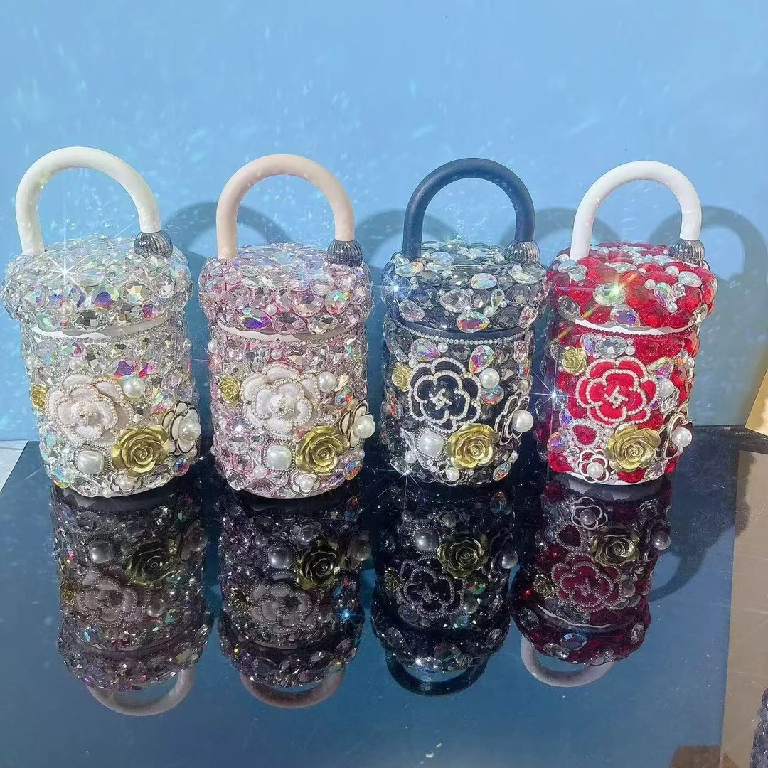 【活动补贴】高颜值手提贴钻奢华风保温杯