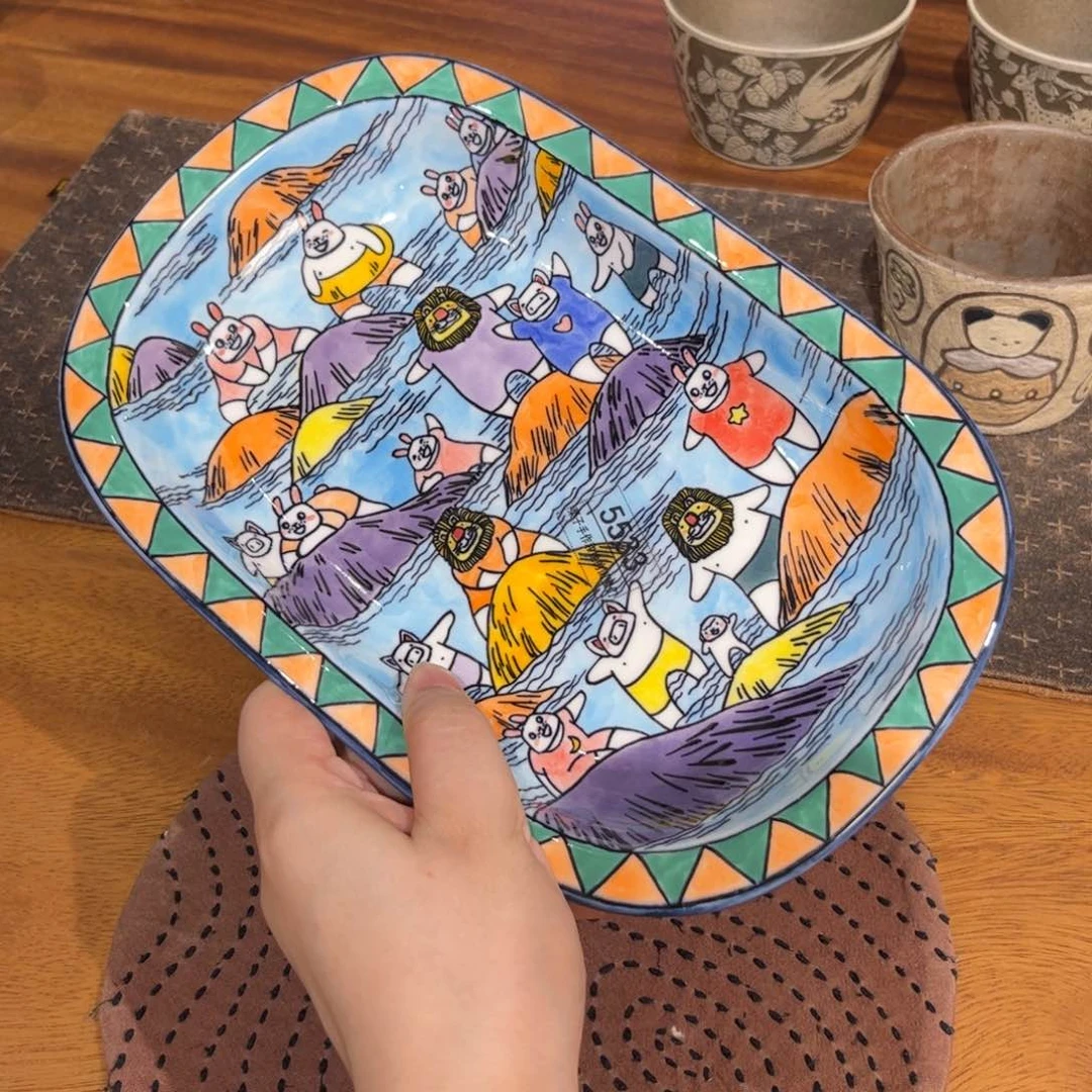 瓷片我***钰手工制作工艺制作5533