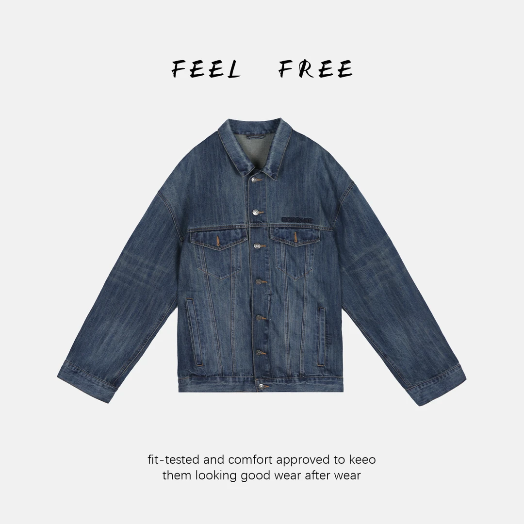 FEEL FREE-香港复古牛仔外套 2025新款NEW