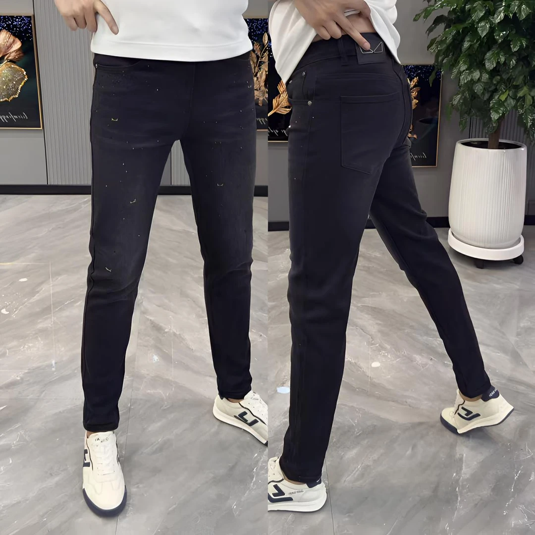 男裤2025秋季新款长裤弹力百搭时尚牛仔裤男款爆款男士秋冬款裤子