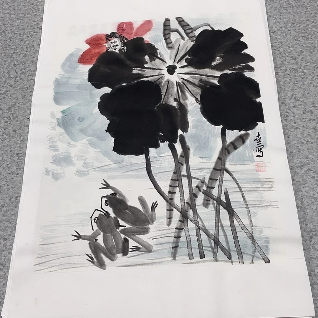 国画1.4平尺国画作品