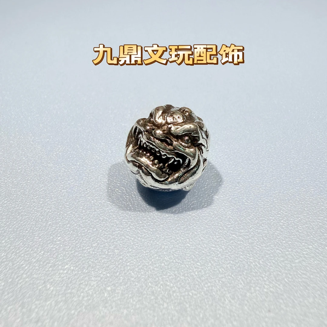 怒目恶僧文玩配饰diy配件珠子手串配珠猴头金刚凤眼配珠顶珠腰珠