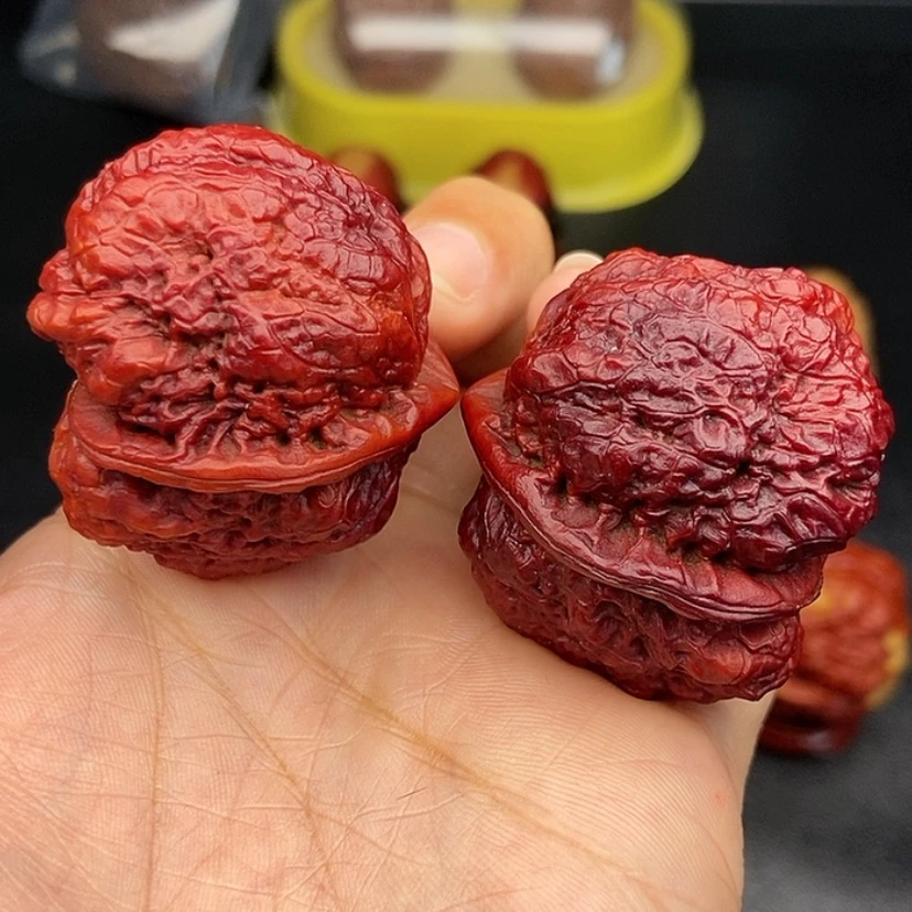 【闪购商品】把件文玩核桃41尺蝴蝶蟾
