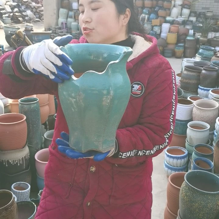 红陶口19高27瑕疵