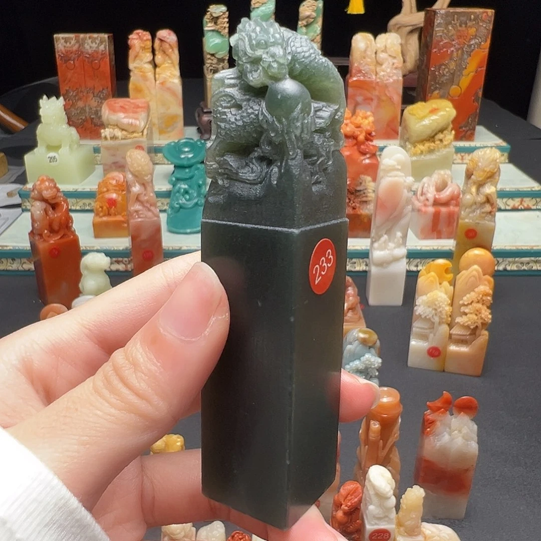 寿山石印石手工制作