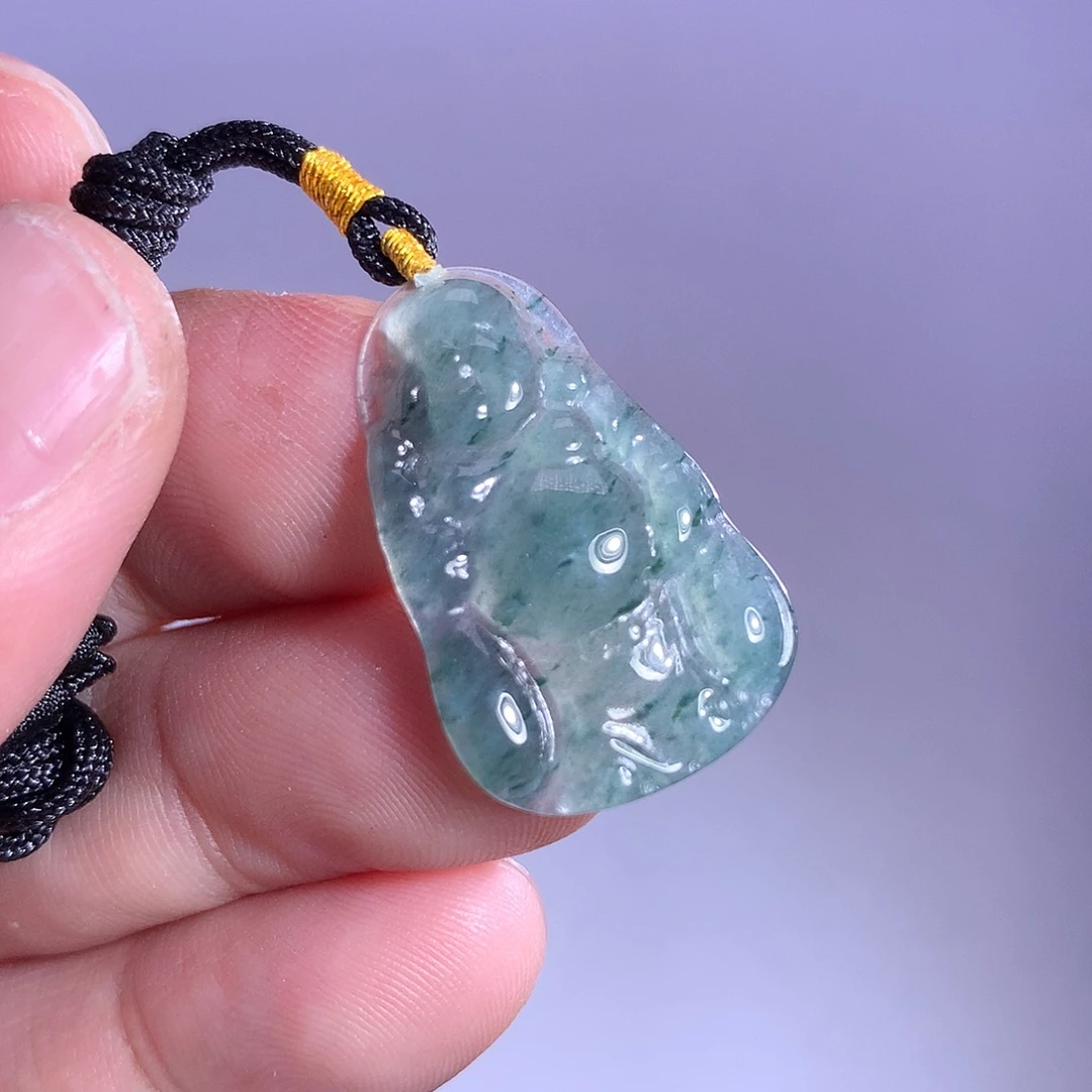 翡翠未镶嵌颈饰天然A货翡翠时尚气质女款吊坠挂坠