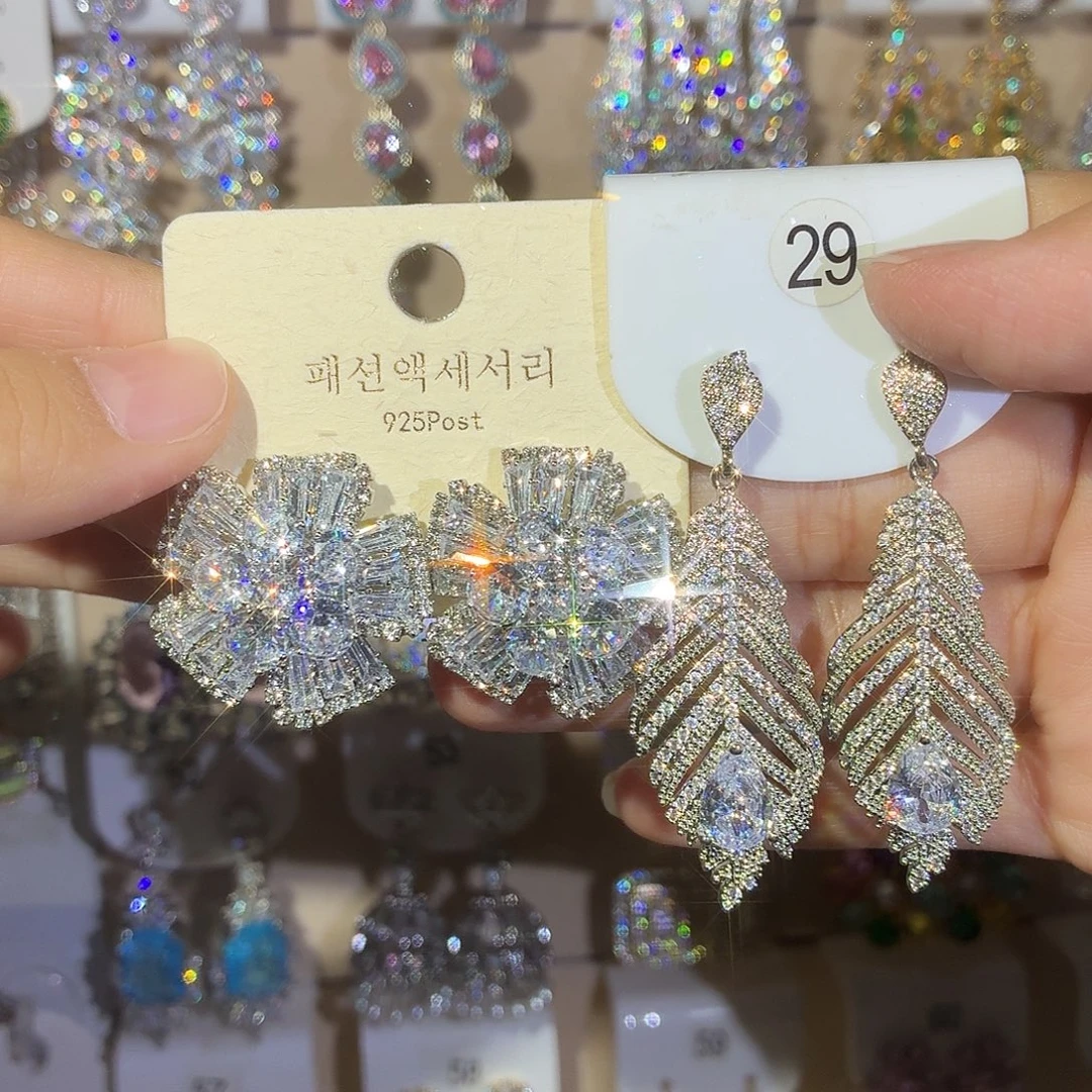 ✩***人锆石铜合金925银针