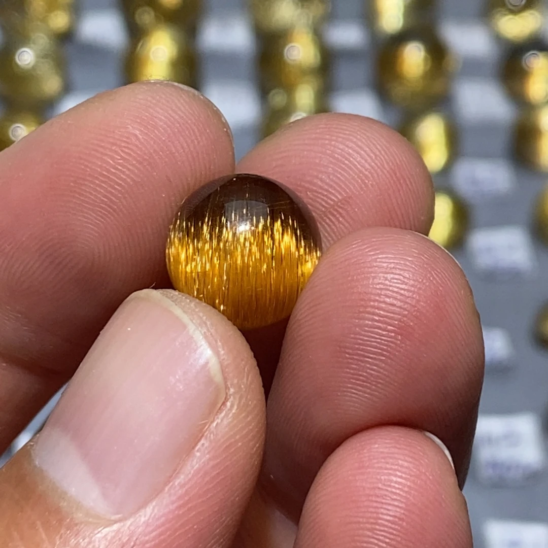 水晶手链未镶嵌金铜发12