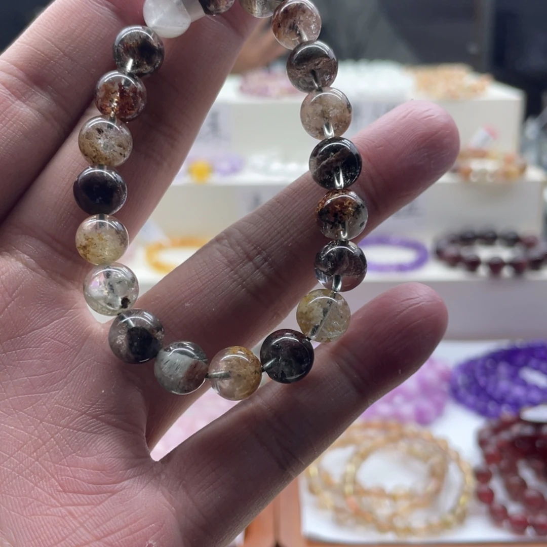 未镶嵌水晶手串10mm左右四季幽灵