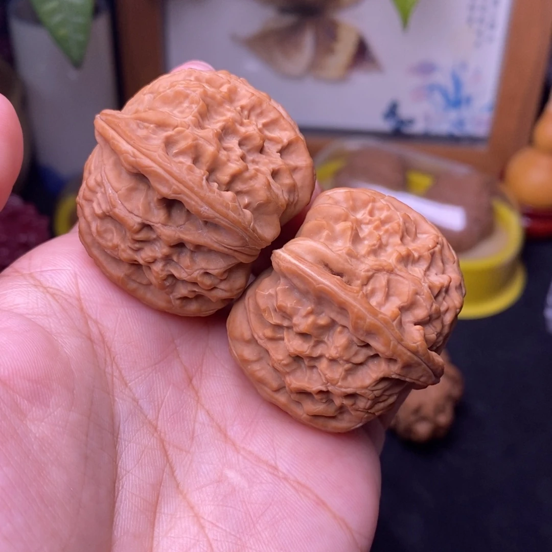 把件文玩核桃41白狮子