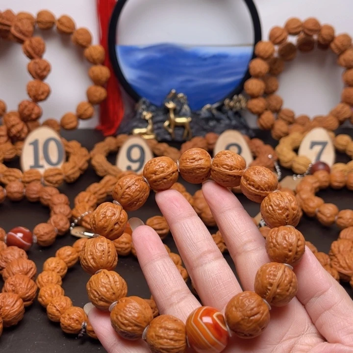 文玩核桃吊坠空*核桃手串